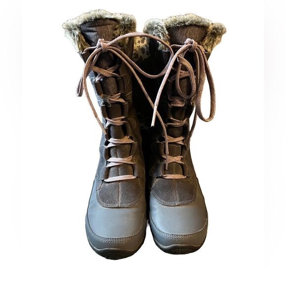 The North Face Women's Nuptse Pur-na Boot, size 7 , Iron Gate Grey/Quail Grey. - Picture 2 of 10